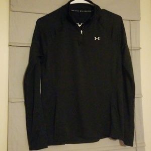 **Like New** 1/2 Zip Black Under Armour Pullover